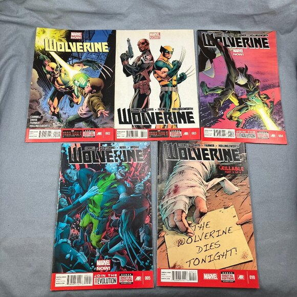 Wolverine Marvel Comics 2013 Lot of 9 Assorted Issues #2+ In the Flesh - Picture 2 of 3